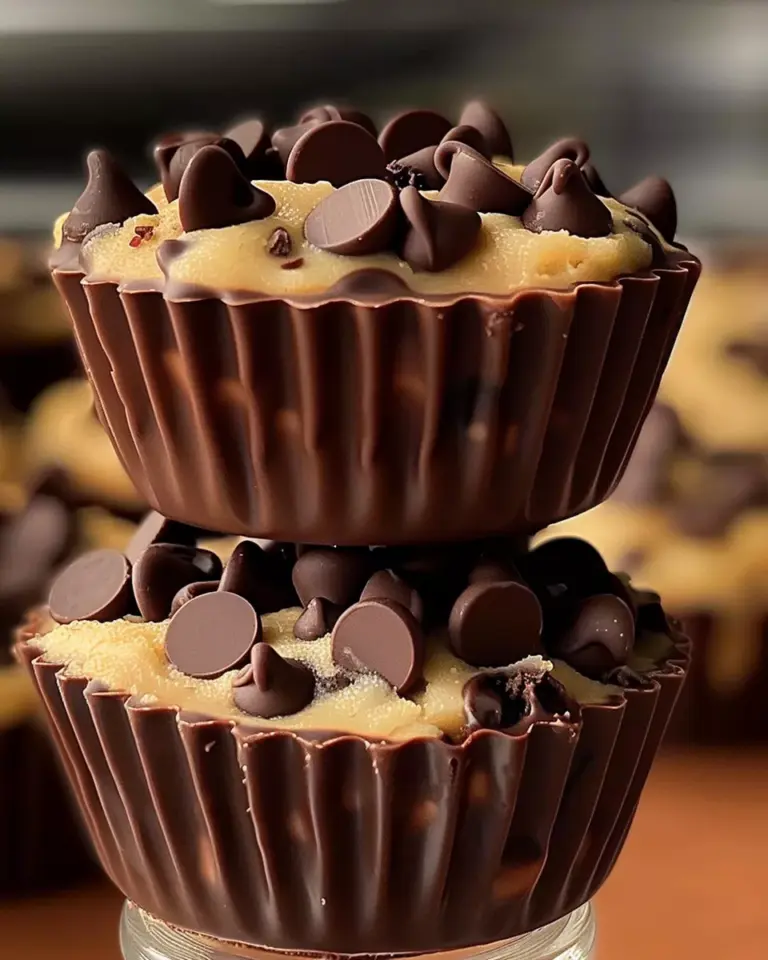 Chocolate Chip Cookie Dough Cups