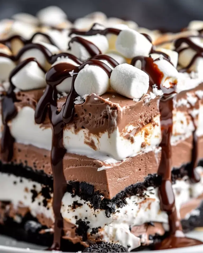 Hot Chocolate Lasagna