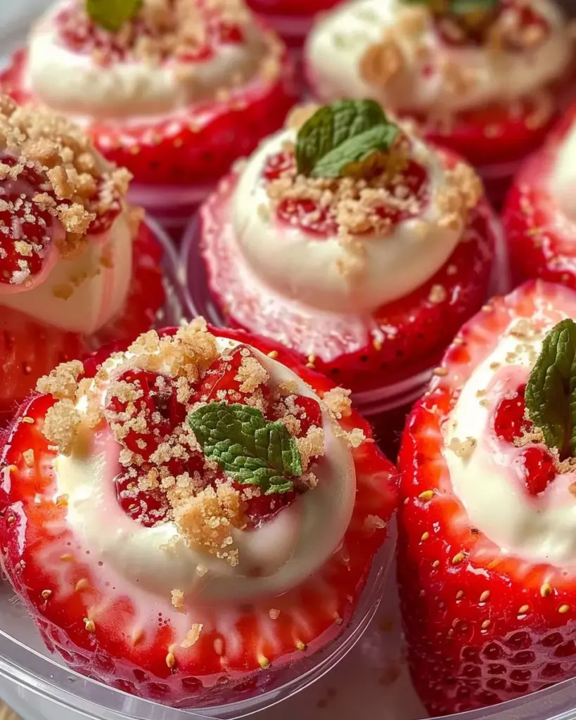 Cheesecake Deviled Strawberries