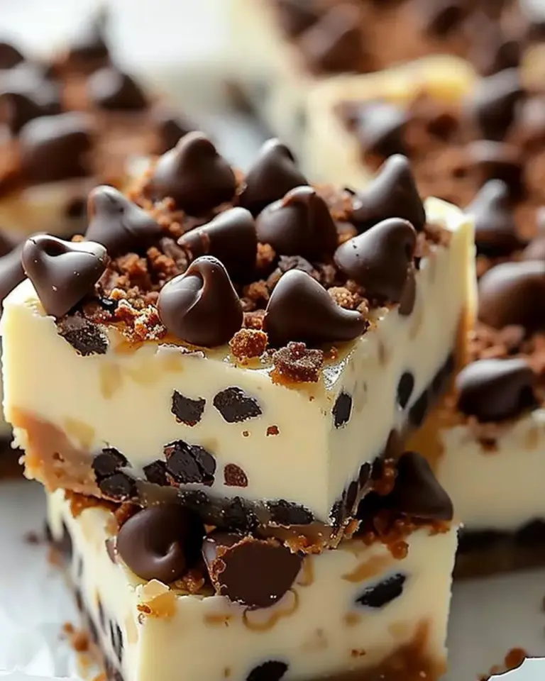 Chocolate Chip Cheesecake Bars: The Ultimate Dessert Recipe