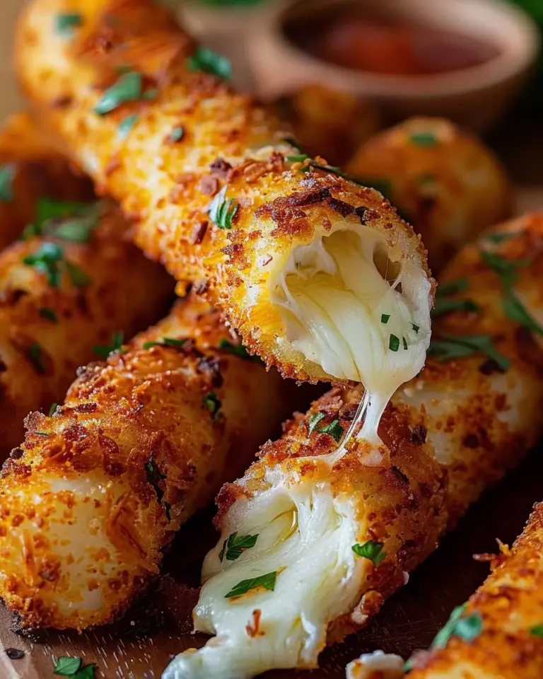 crispy homemade mozarella