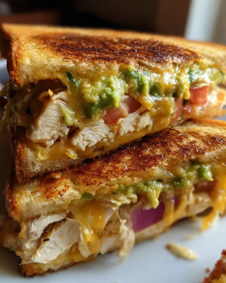 Chicken Avocado Melt Sandwich