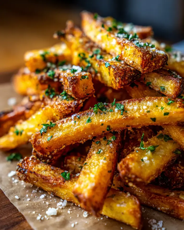 Crispy Garlic Parmesan Fries