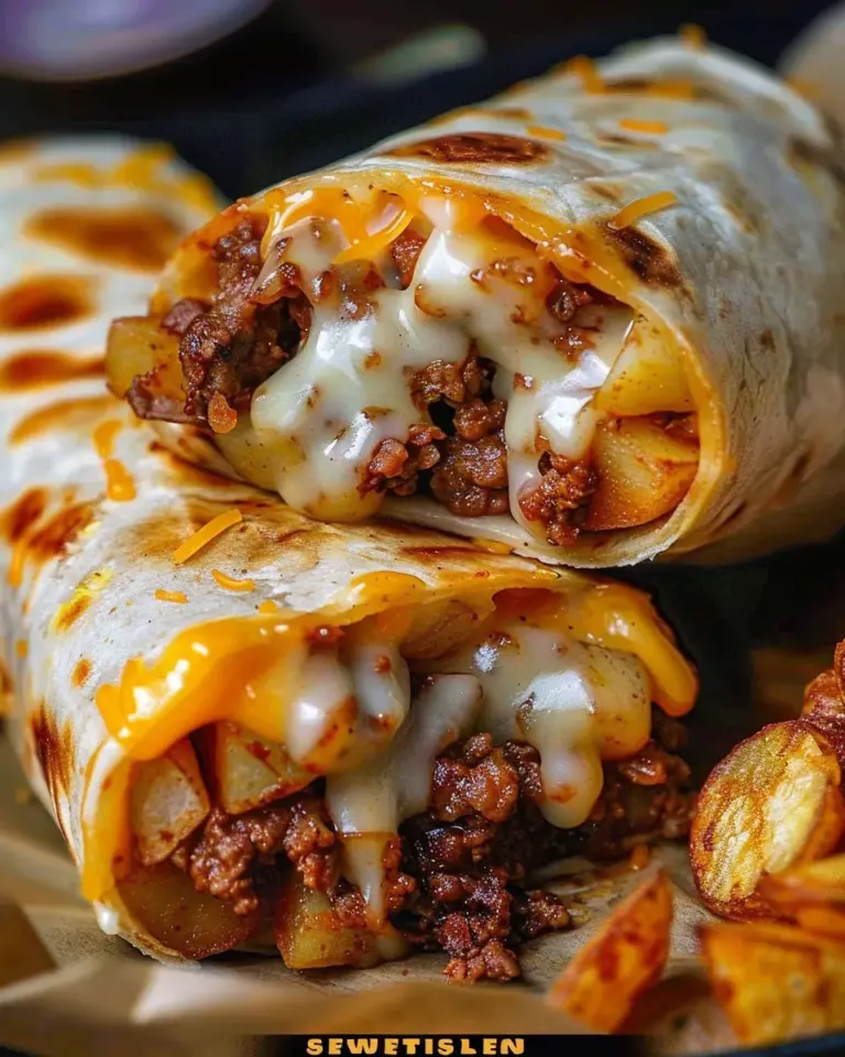 Cheesy Potato Burritos