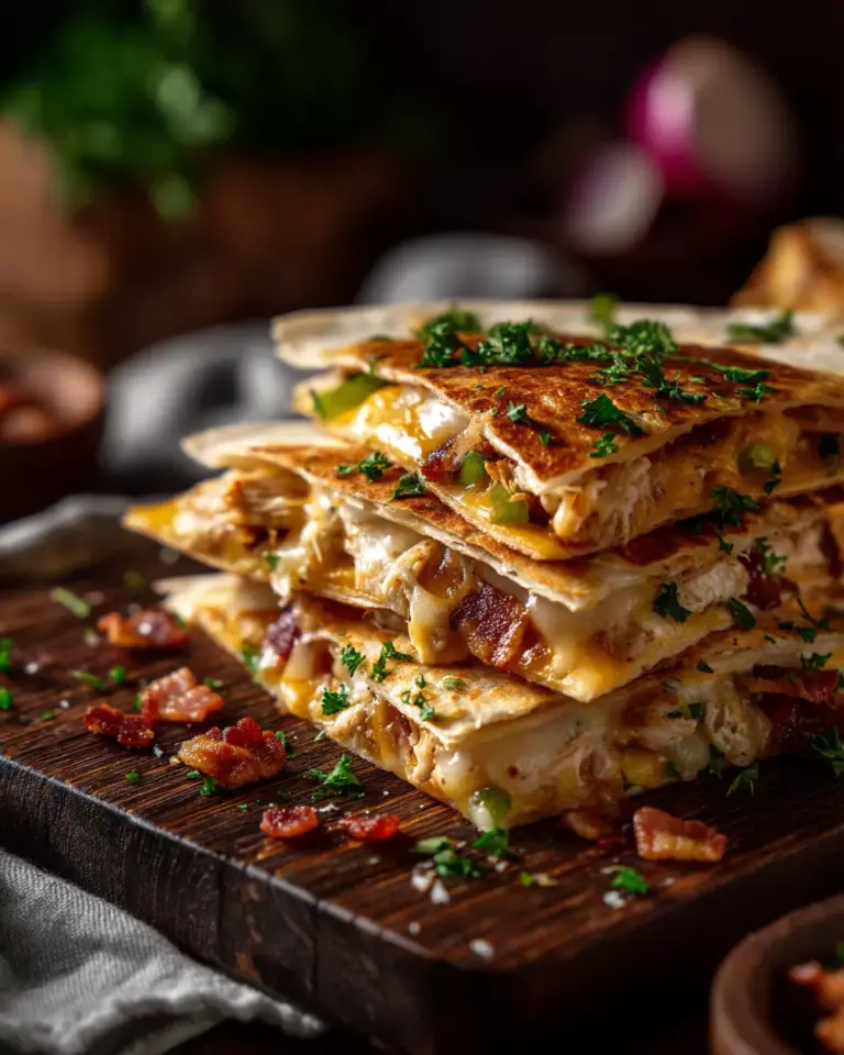 BBQ Bacon Chicken Quesadillas (25-Minutes)