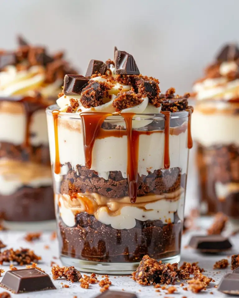 Loaded Brownie Cheesecake Cups