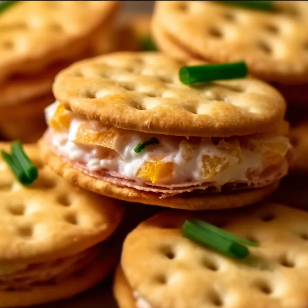 Ritz Cracker Party Sandwiches
