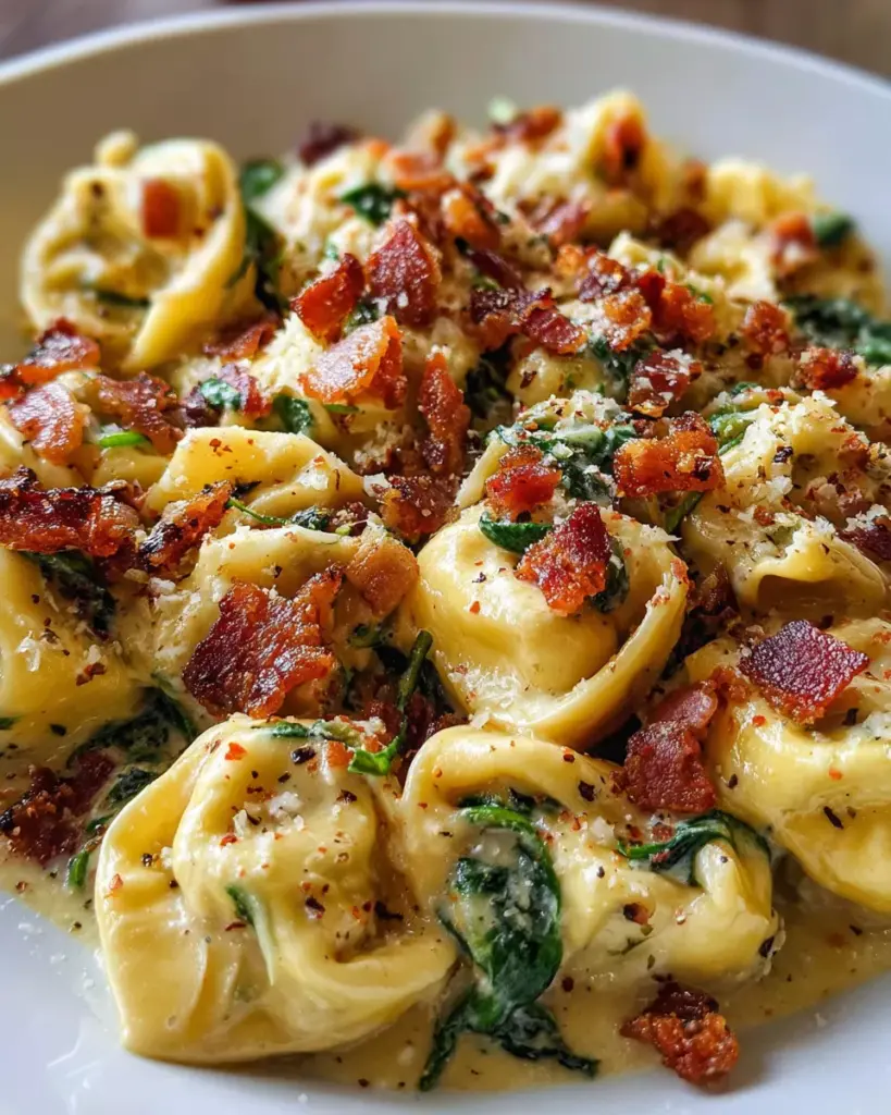 Indulgent Bacon Cream Cheese Tortellini Recipe to Wow You