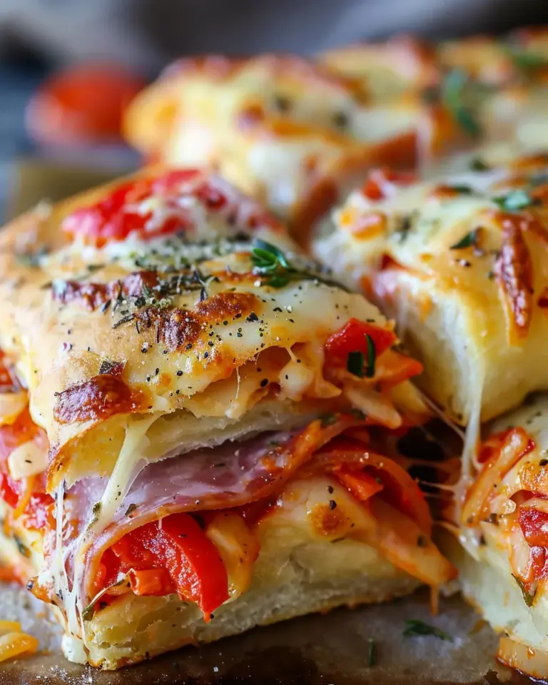 Italian Crescent Roll Sandwich Bake – Easy Party Favorite