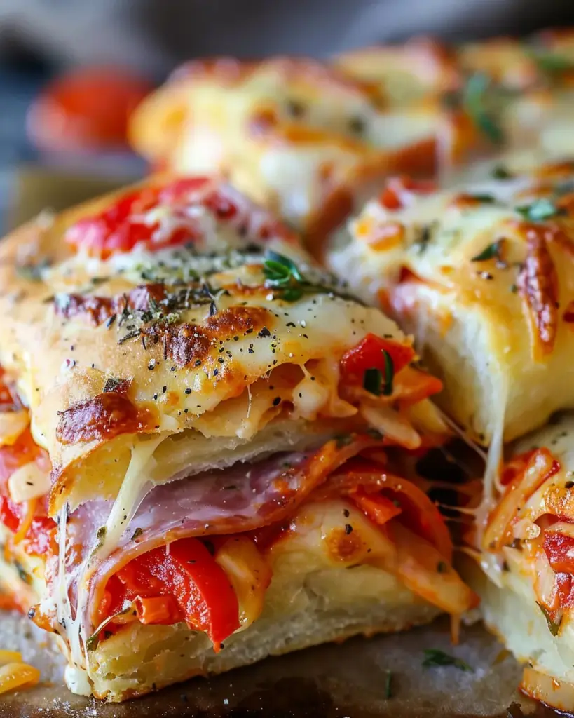 Italian Crescent Roll Sandwich Bake – Easy Party Favorite