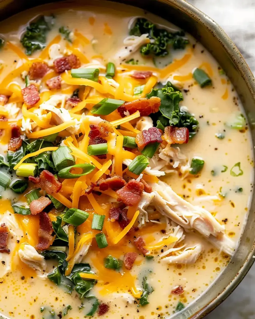 SLOW COOKER CRACK CHICKEN SOUP