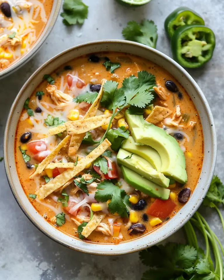 Creamy Chicken Enchilada Soup