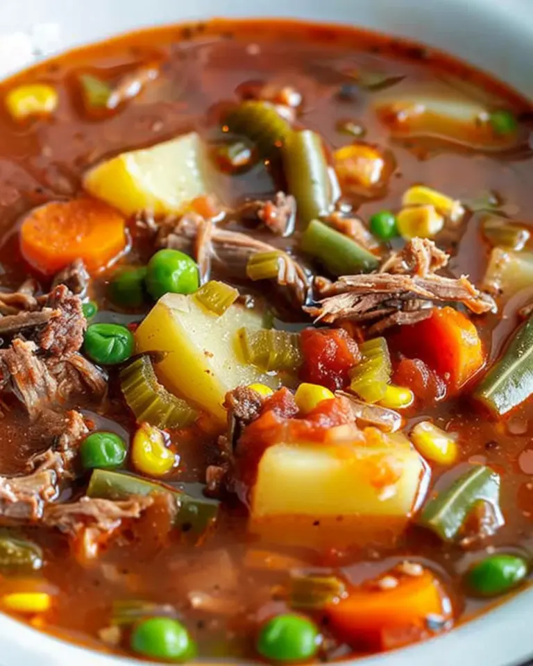 Old-Fashioned Vegetable Beef Soup