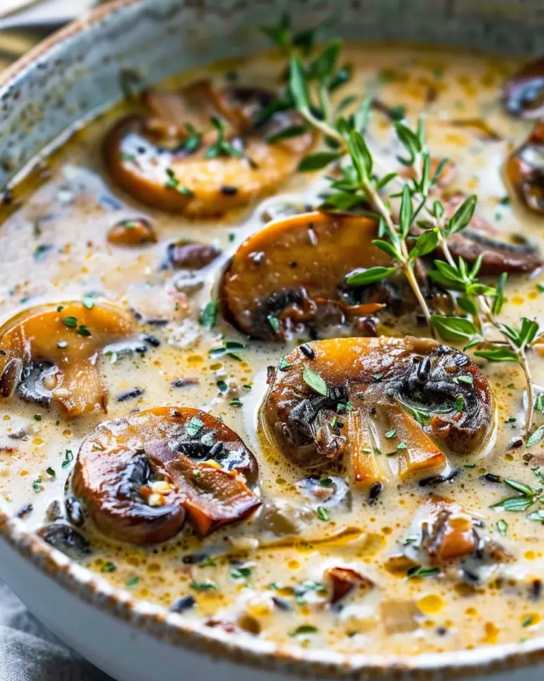 Wild Rice Mushroom Soup