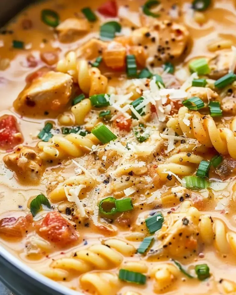 Creamy Cajun Chicken Pasta Soup