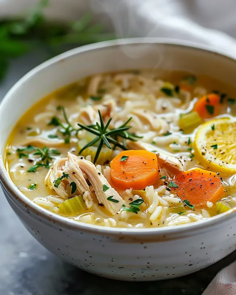 greek lemon chicken soup