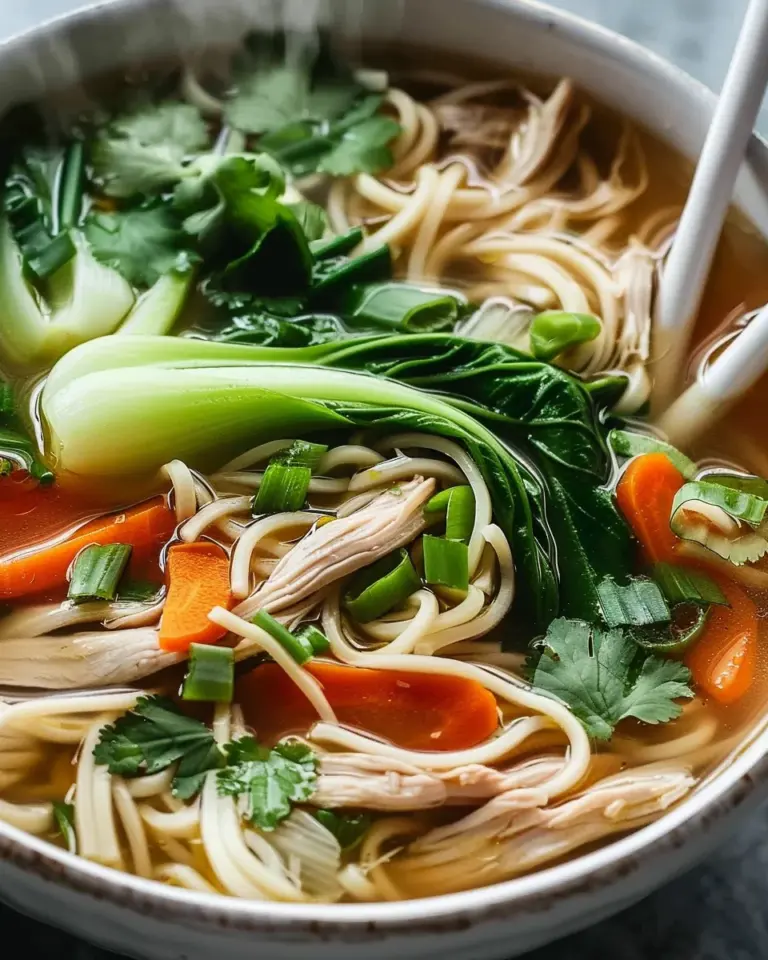 Chinese Chicken Noodle Soup