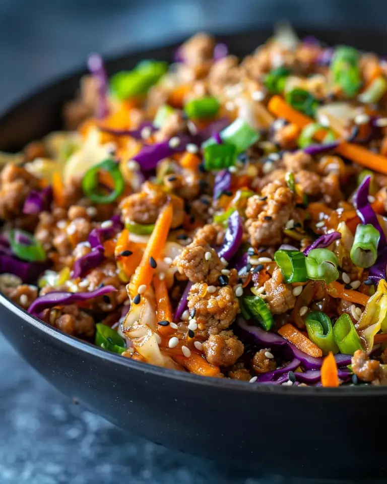 Egg Roll in a Bowl (One-Skillet, Keto)