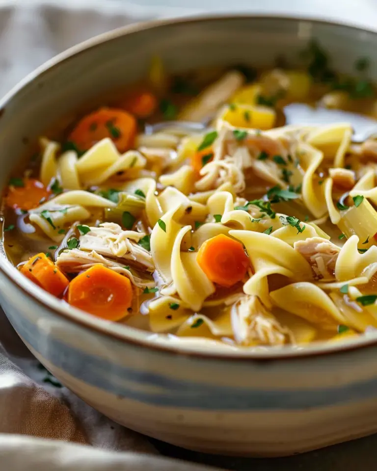 Slow Cooker Chicken Noodle Soup
