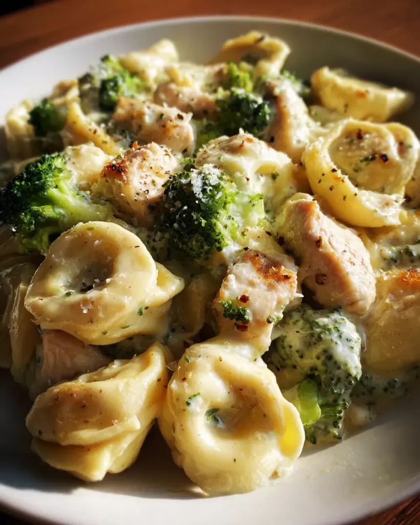 Cheesy Chicken Broccoli Tortellini
