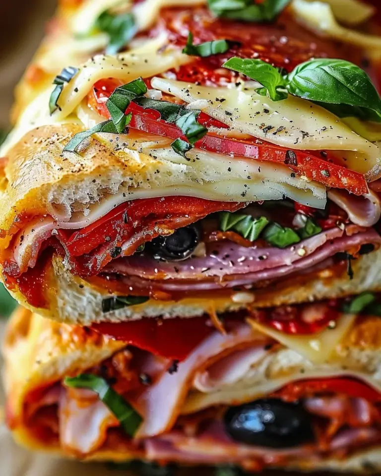 Baked Italian Grinder Sandwiches