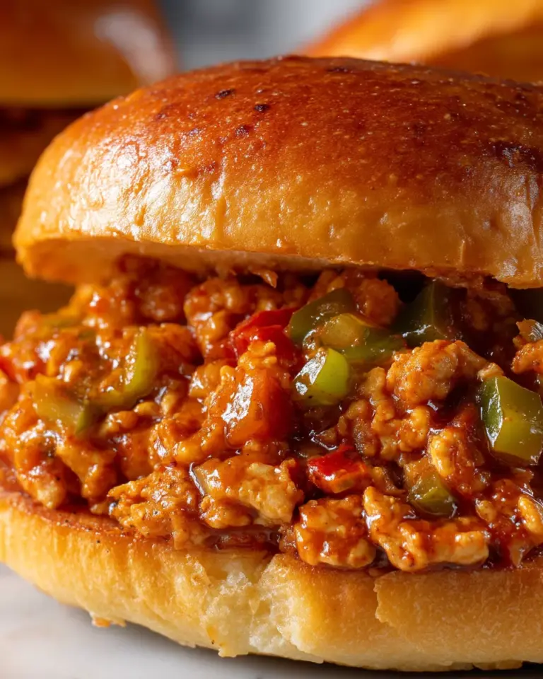 Cajun Chicken Sloppy Joes