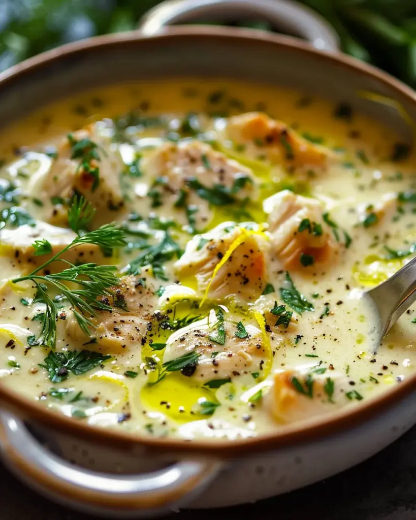 Avgolemono Soup: Greek Healing Lemon Soup