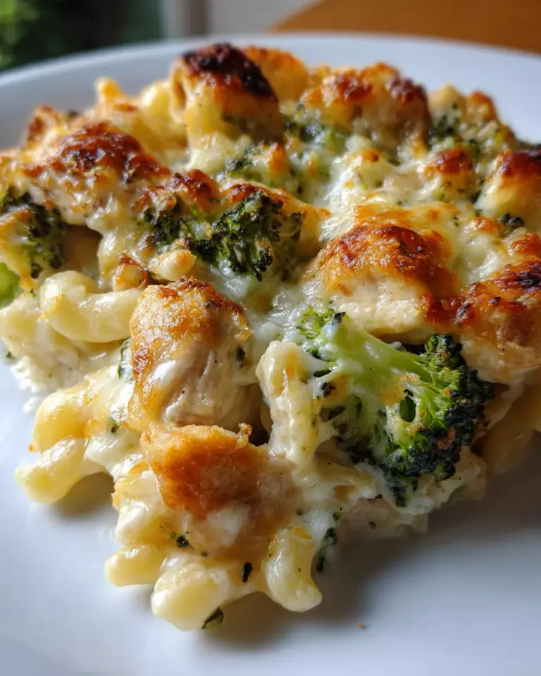 Chicken And Broccoli Alfredo Bake