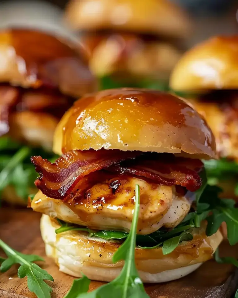 Maple Chicken & Bacon Sliders