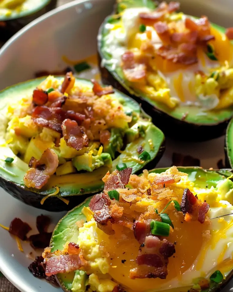 Breakfast Stuffed Avocados