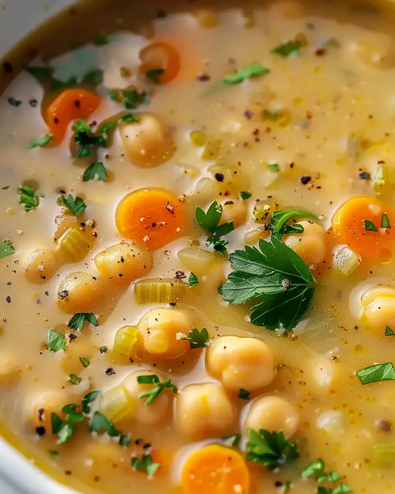 Quick Chickpea and White Bean Soup