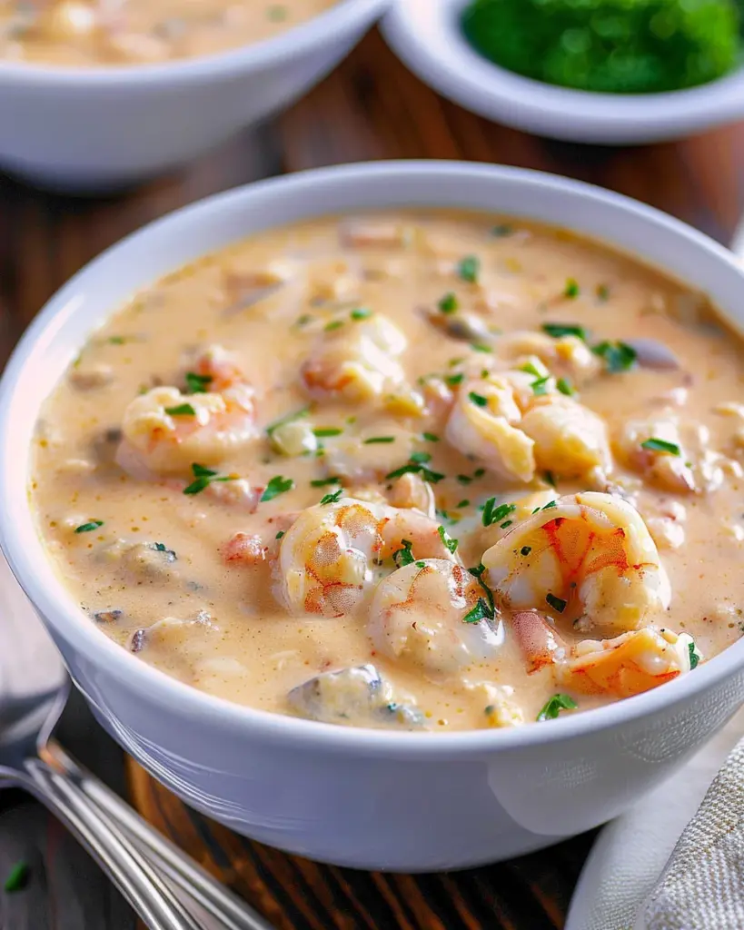 Crab and Shrimp Seafood Bisque