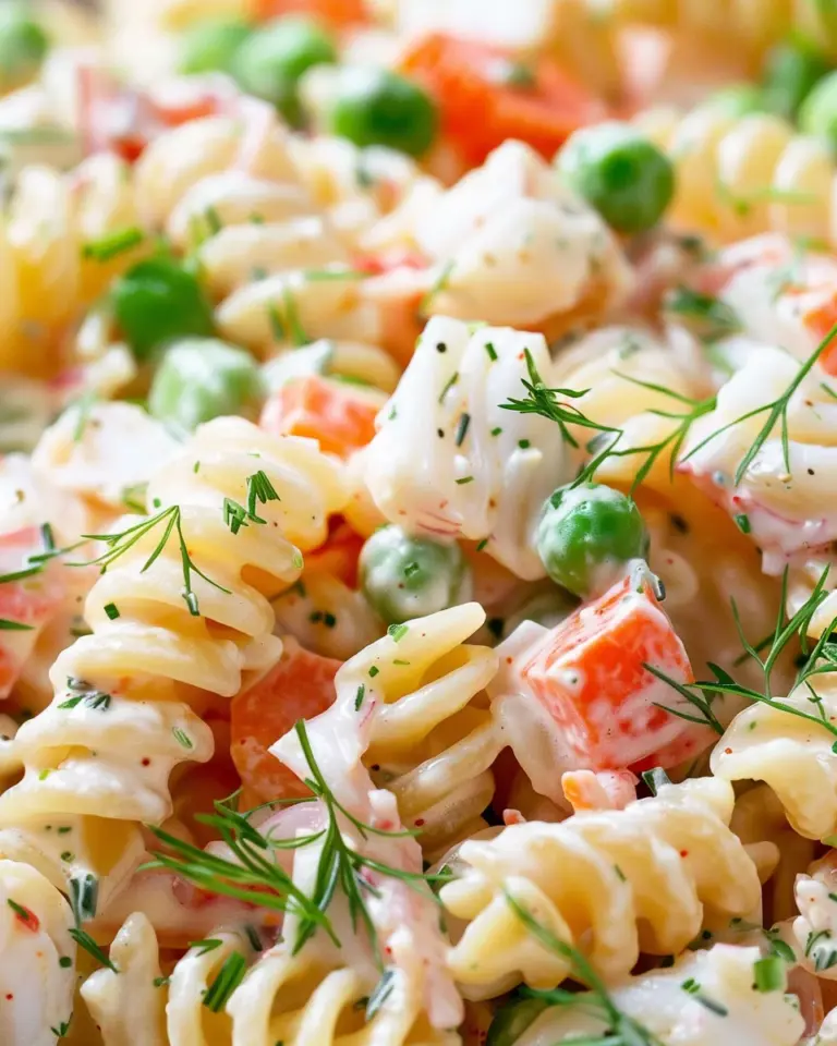 Imitation Crab Pasta Salad
