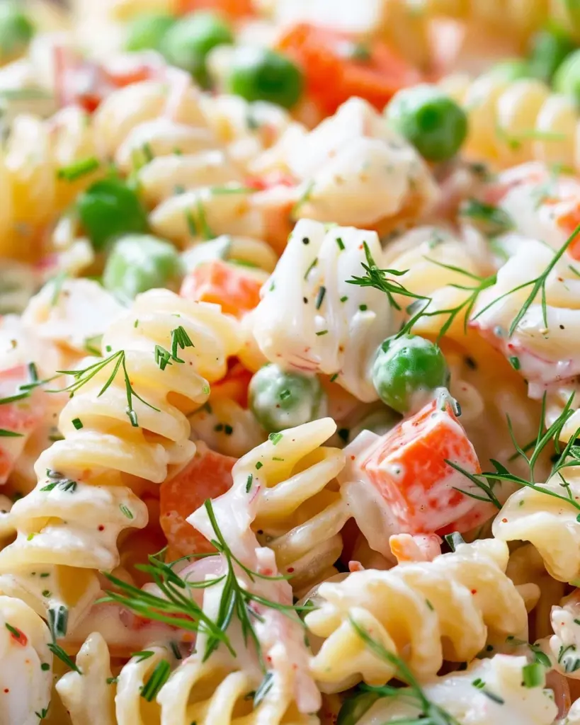 Imitation Crab Pasta Salad
