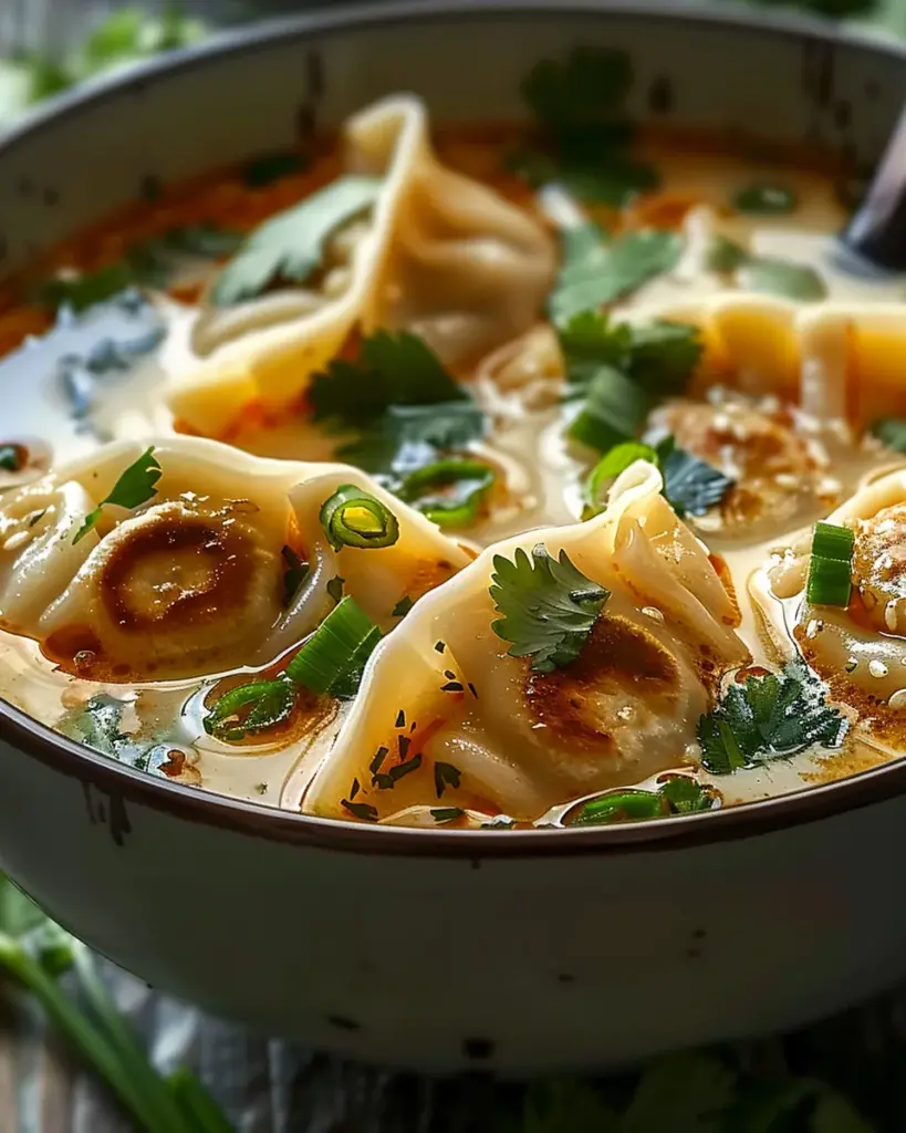 Comforting Thai Potsticker Soup for Cozy Nights In
