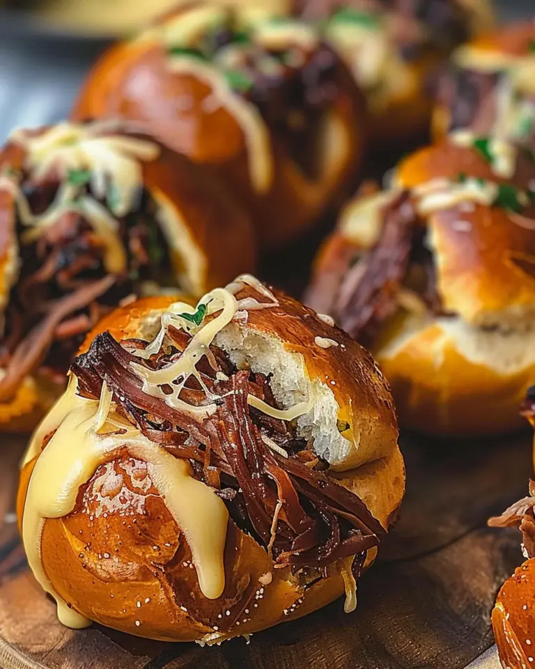Smoked Brisket & Beer Cheese Pretzel Bombs: A Game-Changing Appetizer