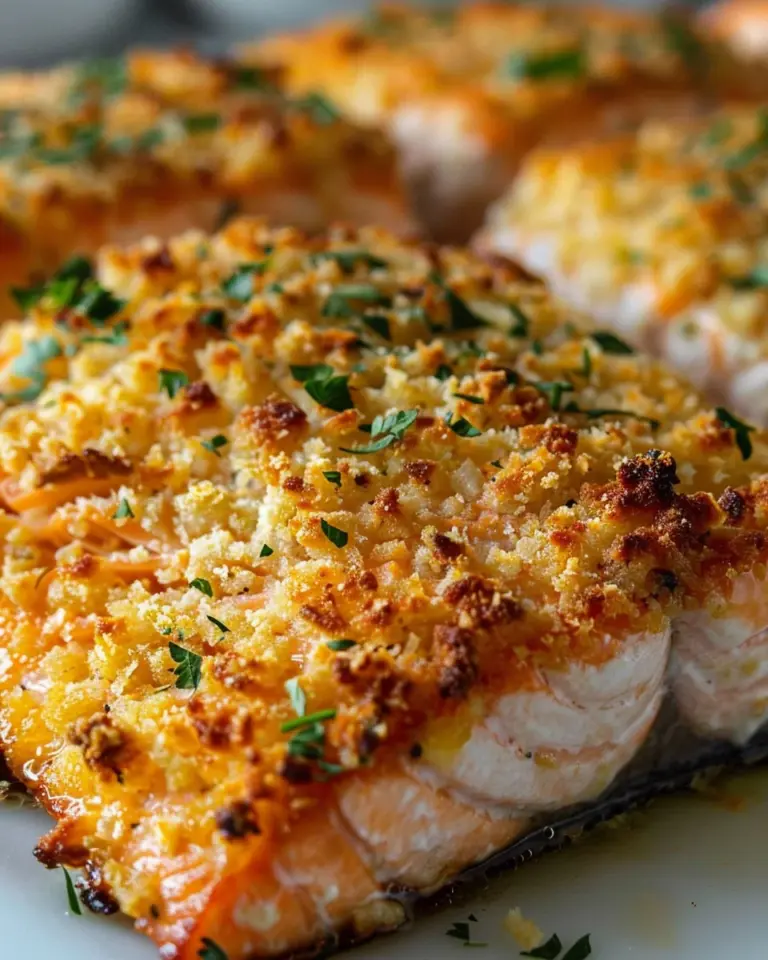 Crispy Parmesan Crusted Baked Salmon: 1 amazing dish