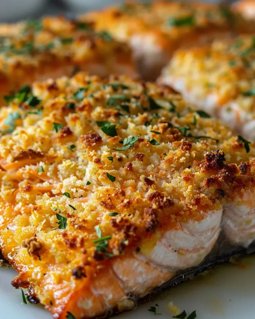 Crispy Parmesan Crusted Baked Salmon: 1 amazing dish