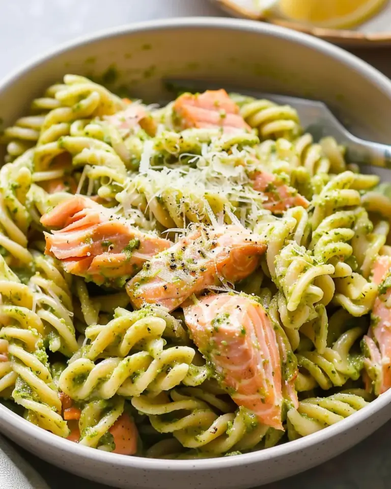 Salmon Pesto Pasta