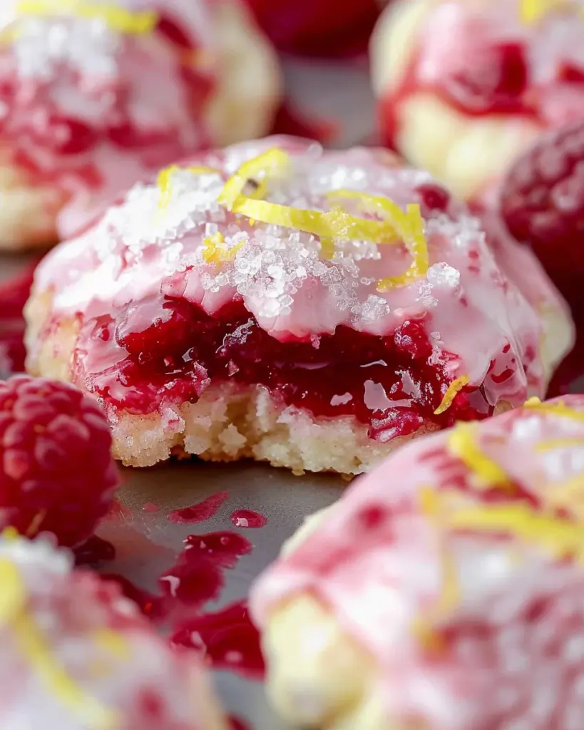Lemon Raspberry Cookies