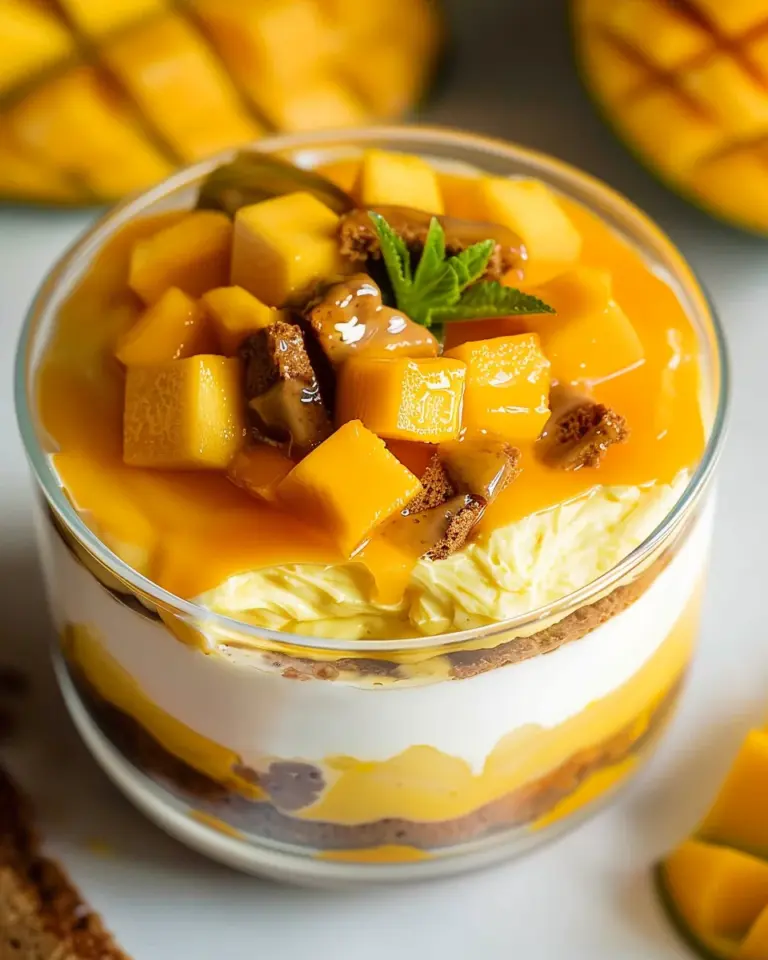 Mango Tiramisu (eggless, dairy-free)