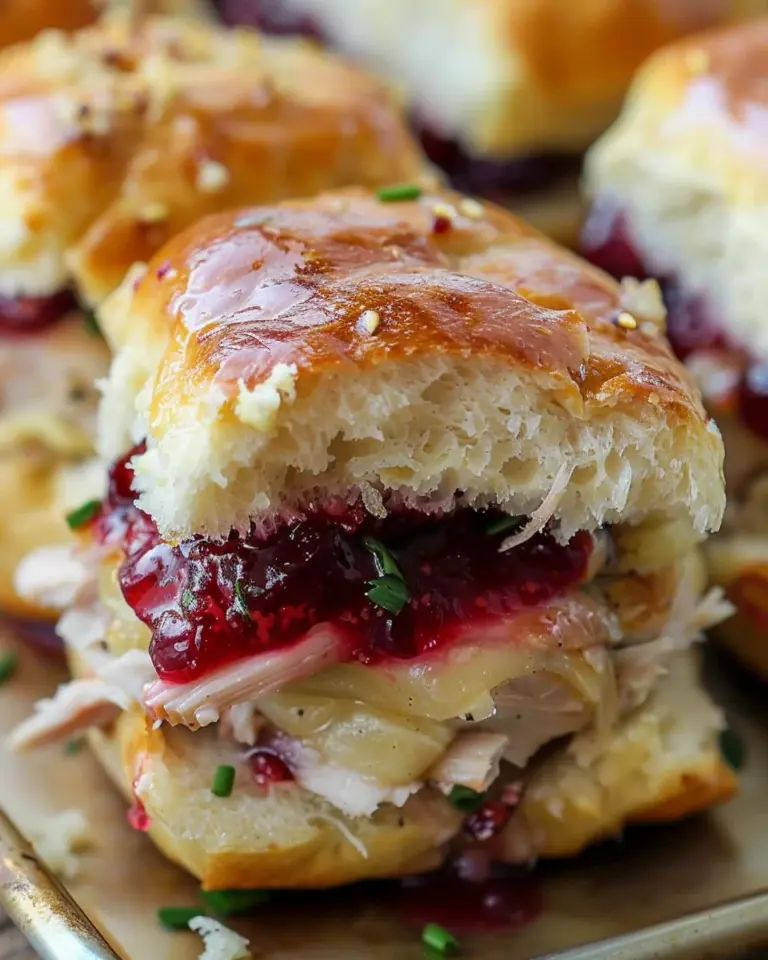 Turkey Cranberry Sliders