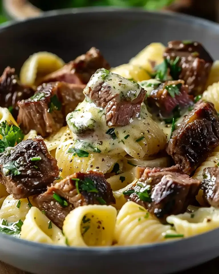 Savory Steak Bites & Pasta