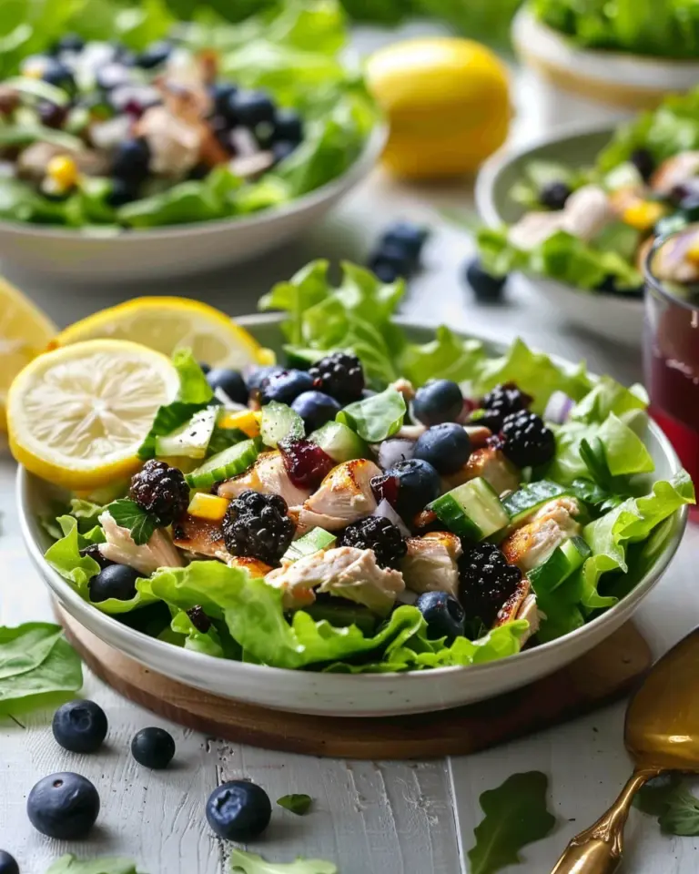 Blueberry Chicken Salad with Rosemary