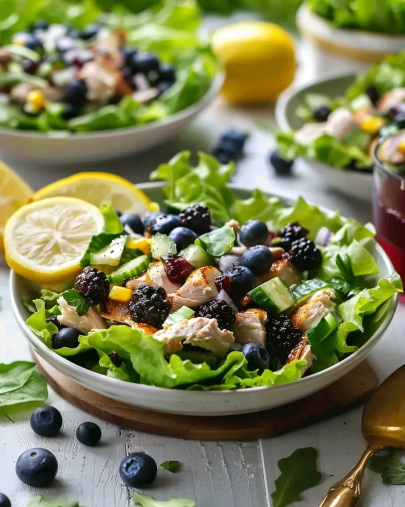 Blueberry Chicken Salad with Rosemary