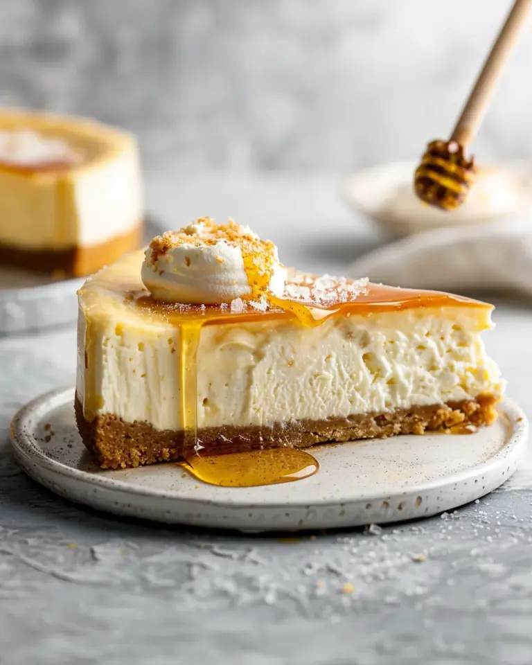 Salted Honey Cheesecake