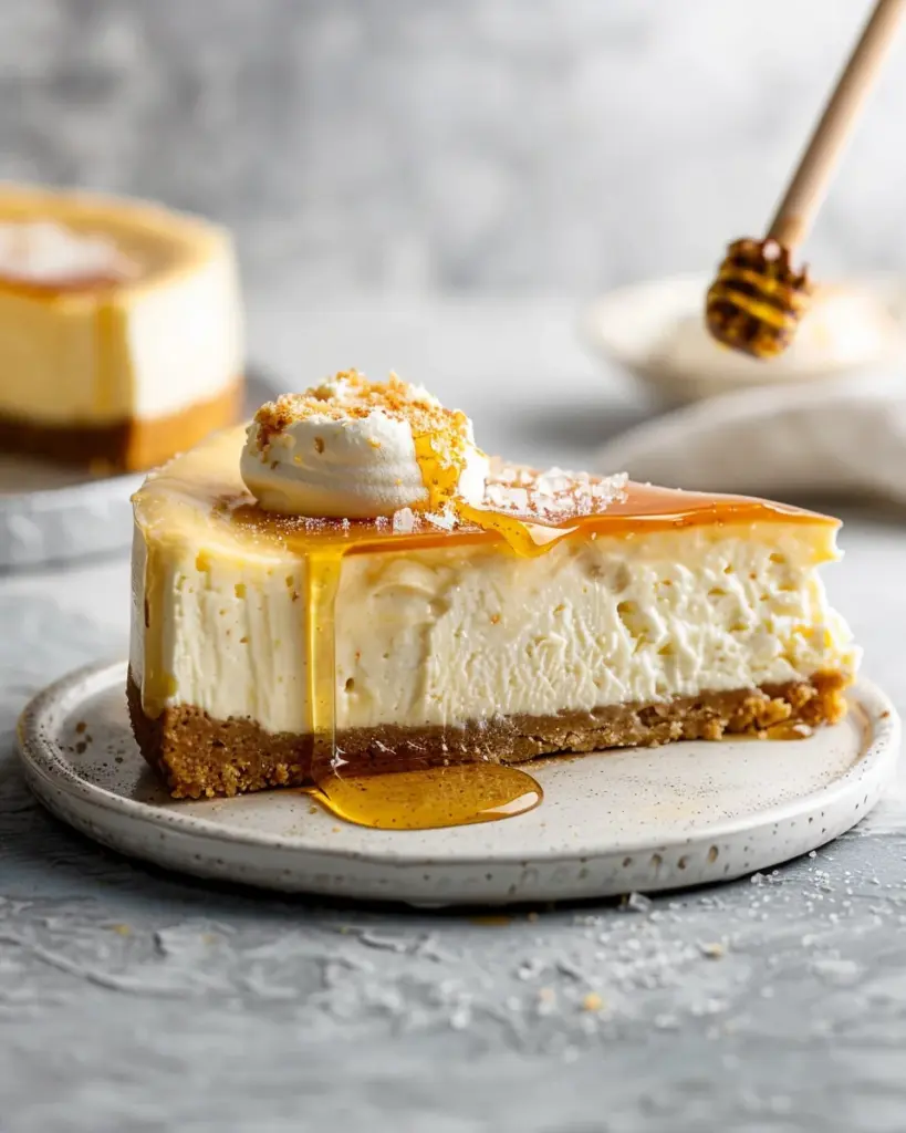 Salted Honey Cheesecake
