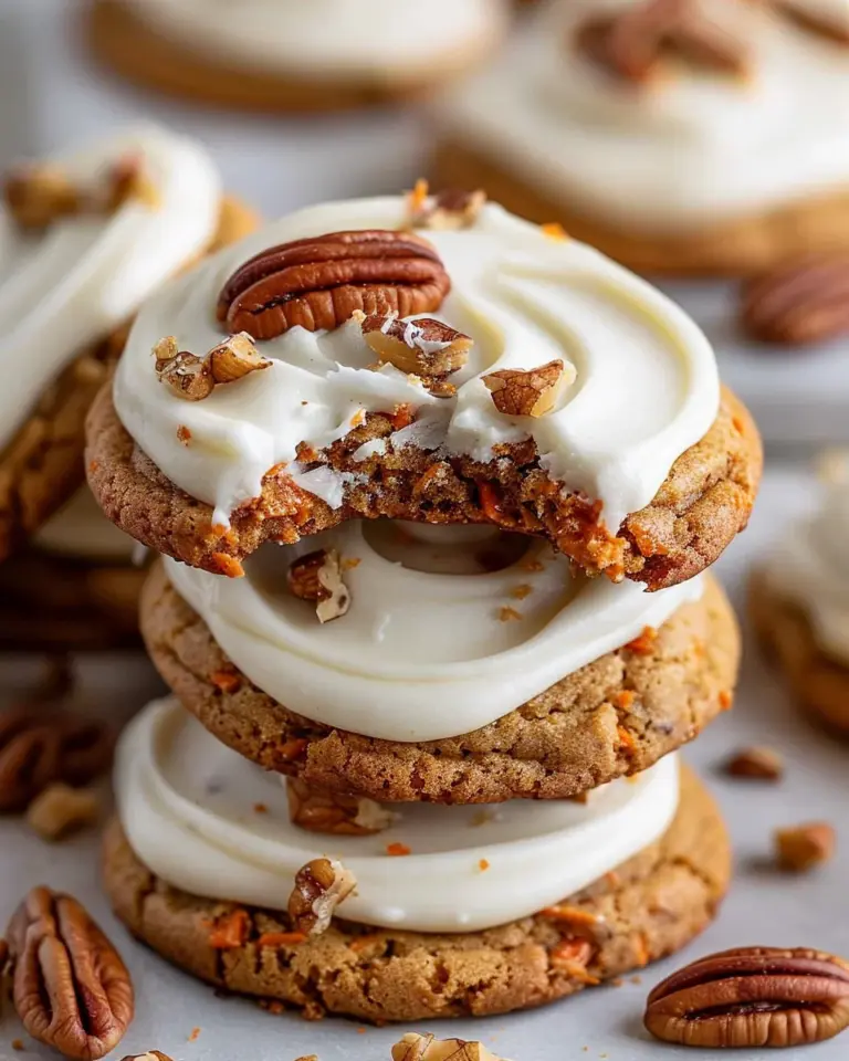 Spiced Crumbl Carrot Cake Cookies Copycat Recipe