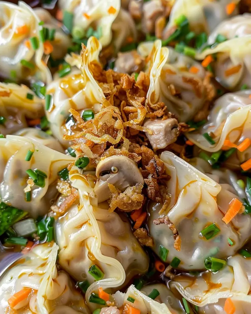 Kanom Jeeb (Thai Dumplings Recipe)