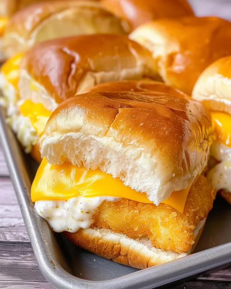 Filet-O-Fish Sliders (Fish Burger Sliders)